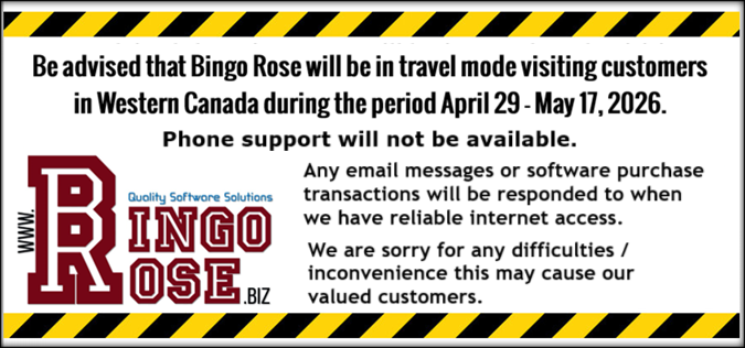 Bingo Rose roadtrip May 2026